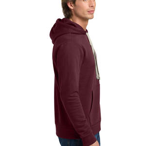 Maroon Color 300 600Gsm High Quality <b>Men</b> Cotton <b>Thick</b> Heavyweight Hot Sale Low MOQ New Arrival Design Fashion <b>Hoodies</b> - Product Image 3