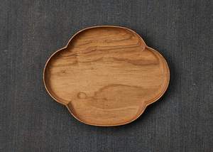 Plateau de service en bois de manguier en forme de nuage, plat décoratif en bois, contour organique, plateau à collation, plateau à dessert, dernier modèle - Product Image 5