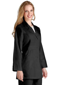 Venta caliente Hospital Uniforme Largo Doctor Coat Los médicos usan en blanco Casual Ladies Lightweight Doctors Coat - Product Image 2