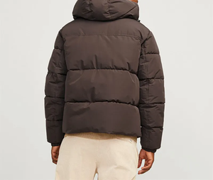 Chaqueta Acolchada Extra Grande de Lona para Hombre, Cuello Alto, Impermeable, de Secado Rápido, OEM, Personalizada, Informal, de Invierno - Product Image 2