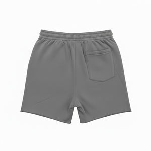 Pantalones cortos de algodón 100% de High Street grises a la moda de verano, pantalones cortos con diseño de logotipo de diamantes de imitación personalizados para hombres - Product Image 2