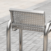 Chaise d'attente pour clinique, siège d'attente pour hôpital et aéroport, banc à dossier en métal et acier inoxydable pour arrêt de bus, métro et sous-métro