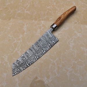 Venta al por mayor personalizado de alta calidad OEM ODM servicio profesional Chef cuchillos cocina acero cuchillo japonés con mango de madera de Olivo - Product Image 1