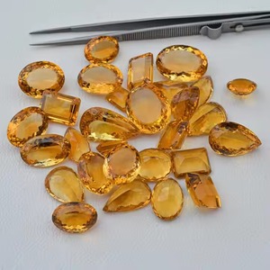 Gemas de Citrino Natural Mehrajudin, Origen Minas Gerais, 8-15 Quilates, Gema Amarilla de Alta Calidad para Joyería - Product Image 2