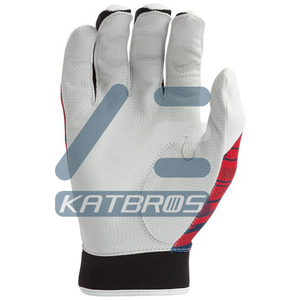 Gants de frappe de baseball en cuir de haute qualité avec design OEM personnalisé pour les joueurs, entraînement, contrôle du grip - Product Image 3