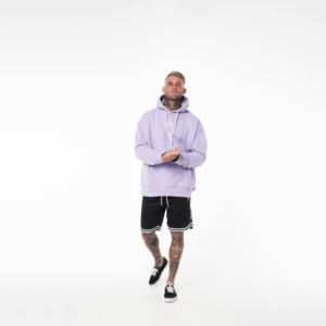 Sweat à capuche en coton Gsm lourd sans ficelle sweat-shirt lourd lettre impression 3d bouffée sweats à capuche surdimensionnés vente en gros - Product Image 2