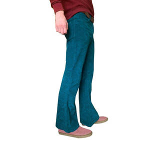 100% Cotton Material Made Men Flared <b>Pants</b> / Plain Design Breathable Material Made Men Flared <b>Pants</b> - Product Image 4