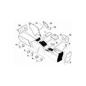 Black (Gray Lower Frame) Gear Shift Boot for Fiat Egea <b>Interior</b> <b>Accessories</b> - Product Image 2