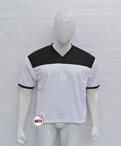 100% coton T-shirt personnalisé col en v à manches courtes haute qualité panneau personnalisé t-shirts pour hommes respirant hommes T-Shirt - Product Image 5