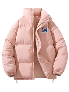 Chaqueta acolchada OEM para hombre más vendida, tela de cuero de venta directa de fábrica de alto fabricante con decoración de piel - Product Image 5