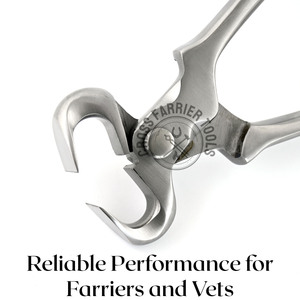 Vente chaude outils de maréchal-ferrant coupe de cheval pince à sabot tranchant coupe-maréchal-ferrant outil de soin d'équitation en acier inoxydable 15" - Product Image 5