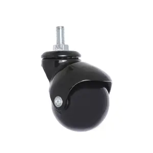 50mm M8 Threaded Office Hardware Furniture Swivel Ball Caster Electro Coating