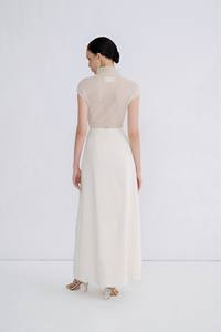 New Design 2024 <b>Women'S</b> <b>Skirts</b> Size S M L 2 Piece <b>Skirt</b> Set Norah Twist <b>Skirt</b> High-Quality Summer Clothes Whiteant Vietnam - Product Image 4