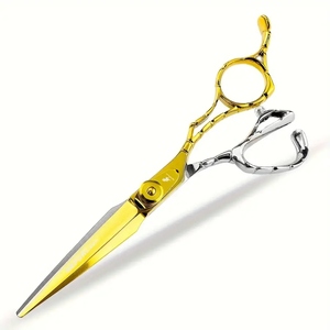 Ciseaux professionnels de coupe de cheveux-Ciseaux de coiffeur en acier inoxydable, lames tranchantes, poignée ergonomique, idéal pour couper, coiffer, - Product Image 1