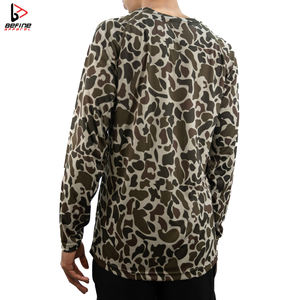 OEM Upf UV 2024 Chemise de pêche pour homme en polyester respirant à manches longues à séchage rapide Vêtements de pêche grande taille - Product Image 2