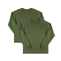 Chemises à manches longues pour hommes, bleu marine, taille XL, 100% coton, imprimées, respirantes, jersey, poignets côtelés, tissu robuste