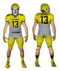 ชุดเครื่องแบบกีฬาเสื้อฟุตบอลอเมริกัน XL 100% ออกแบบได้ตามขนาด - Product Image 3