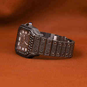 Elegante Reloj de Pulsera de Acero Inoxidable con Correa de Cuero para Hombre, Movimiento Mecánico Analógico, Cristal, Joyería de Moda - Product Image 3