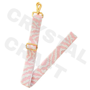Multi Adjustable Seed Bead Bag Straps Fashion Accessories with Custom Shape and Design Beaded <b>Purse</b> Strap - Product Image 6