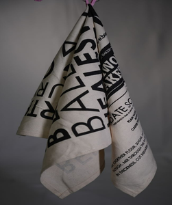 Disposable Eco-Friendly 100%Organic Cotton Kitchen Towel Quick-Dry Hypoallergenic Printed Floral Pattern Square Shape <b>Hand</b> <b>Wash</b> - Product Image 3