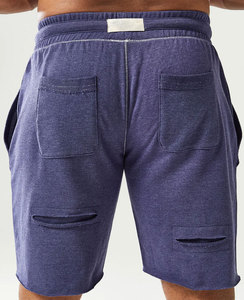 Short d'entraînement de gymnastique respirant High Street vente en gros décoration motif confort ceinture élastique pour le basket-ball course à pied Fitness - Product Image 5