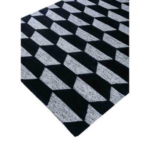 Tapis en laine et viscose tufté à la main Contour Ivory TNQ-3242 (CM-01) - Tapis géométrique moelleux pour la maison, tapis rectangulaire en jute pour adolescents, couloir - Product Image 2