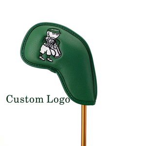 High Quality Custom <b>Golf</b> <b>Iron</b> <b>Head</b> <b>Cover</b> Set Soft PU Leather Embroidered <b>Head</b> <b>Covers</b> - Product Image 2