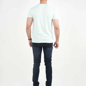 Camiseta de algodón personalizada para hombre, fabricantes de camisetas, camiseta de gran tamaño bordada, camiseta de alta calidad para hombre, Camiseta de algodón para hombre - Product Image 2