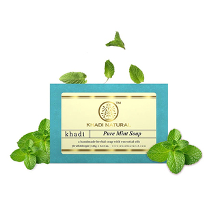 Khadi Savon Naturel Pure Menthe 125g - Product Image 1