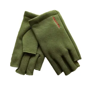 Мужские спортивные бархатные перчатки с открытыми пальцами в Брюсселе, теплые перчатки для сенсорных экранов для осени и зимы