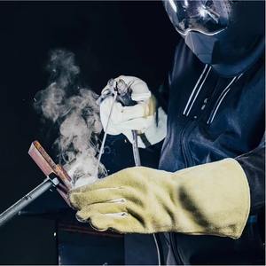Gants de soudage TIG, gants de soudeur en cuir, gants de travail en cuir de vache - Product Image 4