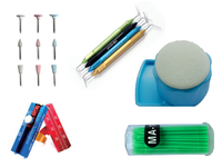 Consommables dentaires vétérinaires lime en acier outils de lime Ni-Ti ensembles de points de papier animal ensembles de points de Gutta Percha broches barbelées coupées