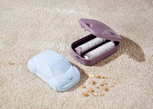 Cepillo para migas de plástico ecológico en forma de coche para limpieza Interior de coche barredora compacta cerdas duraderas limpiador de mano de fácil uso - Product Image 5