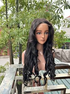 Wholesale Double Drawn 13X4 13X6 HD Swiss Lace Frontal Wig,Raw Virgin Cuticle Aligned Wig, Human <b>Hair</b> Lace Front Layer Wig - Product Image 2