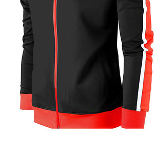 Veste et pantalon de survêtement coupe-vent en polyester pour homme Patchwork Zip up Puff Track Veste et pantalon en nylon survêtement personnalisé en polyester pour homme - Product Image 4