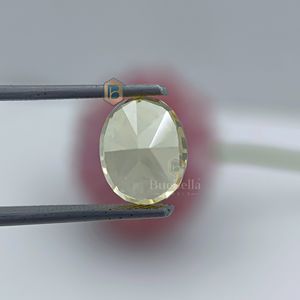 Diamants CZ de couleur rare, taille Radiant, 1 carat à 10 carats, synthétiques de laboratoire, cultivés, remplis, couleur jaune clair unique, effet glace concassée, pour - Product Image 3