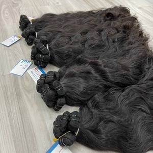 Proveedores de cabello virgen Camboyano de visón, venta al por mayor, cabello alineado con cutícula, paquetes ondulados, cabello humano 100 sin procesar, trama genius - Product Image 1