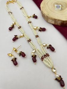 Ensemble de colliers Kundan de haute qualité Top bijoux plaqués or du fabricant indien Style Vintage de luxe fêtes de mariage personnalisées - Product Image 4