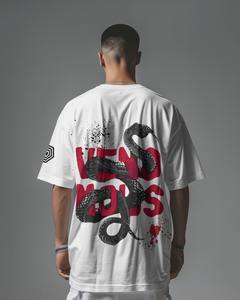 Camisetas de rizo francés de gran tamaño personalizadas para mujer, ropa de calle transpirable para estilo informal de verano - Product Image 6