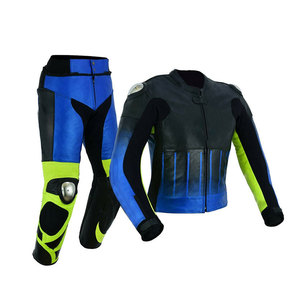 Combinaison de moto en cuir intégrale respirante et résistante à toutes les conditions météorologiques pour hommes - Product Image 4
