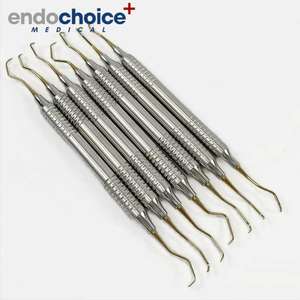 Highest Quality Periodontal 7 Pcs Gracey Curettes Set Dental Gracey Curettes For <b>Removing</b> <b>Plaque</b> and Calculus From Teeth - Product Image 1