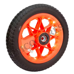 Neumáticos EVA EMCO de 16 pulgadas con luz LED de 406mm de diámetro, color rosa para bicicletas de niños, en el momento de su llegada - Product Image 3