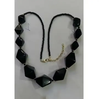 Nouveau Porte-clés Chapelet Catholique Bleu Marine, Perles en Résine Noire Mate 10mm, Prière Chrétienne, Écologique, Fait Main, Haute Qualité