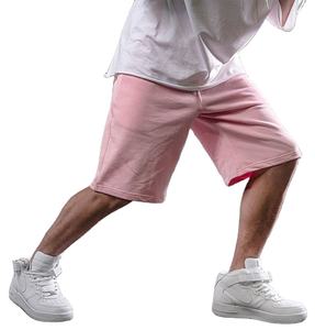 Logo brodé personnalisé 100% short décontracté en molleton de coton pour hommes short chaud respirant à taille moyenne avec cordon de serrage sur le devant - Product Image 5