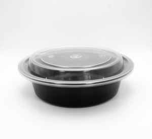 Récipient alimentaire jetable rond en plastique PP 425ml Récipient de stockage d'aliments pour micro-ondes en plastique pour le commerce de gros - Product Image 4