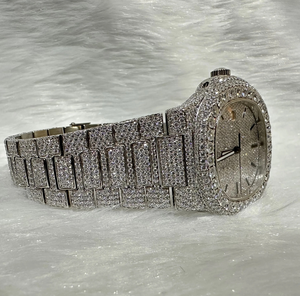 Offre Spéciale Montres de luxe Hip Hop Moissanite VVS de marque Iced Out avec diamants pour hommes - Product Image 2