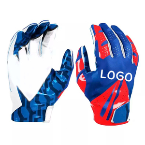 Gants de football américain Confortable conception personnalisée taille en gros léger prix d'usine meilleurs gants de football américain - Product Image 4