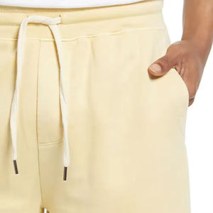Shorts de sport décontractés pour hommes personnalisés 2026, haute qualité, 100% coton, logo imprimé, respirant, fermeture à cordon, course à pied - Product Image 6