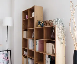 8-Grid Free Standing Book Shelf Organizer Rack Book Storage <b>Bookcase</b> - Product Image 4