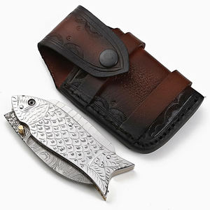 Custom Handmade Mini Pocket <b>Knife</b> Damascus Steel Folding <b>Knife</b> <b>Fish</b> <b>Knife</b> - Product Image 6